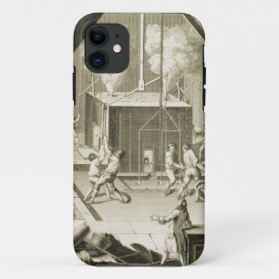 A sculptor's foundry, from the 'Encyclopedie des S iPhone 11 Case