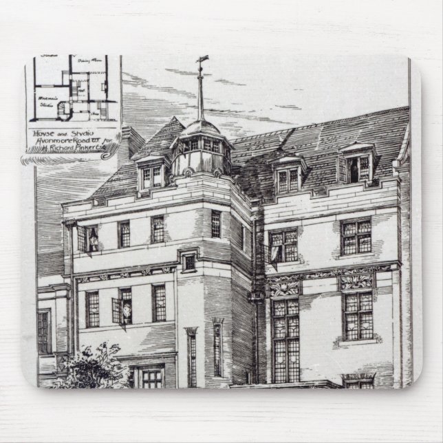 A Sculptors Studio, 1892 Mouse Mat (Front)