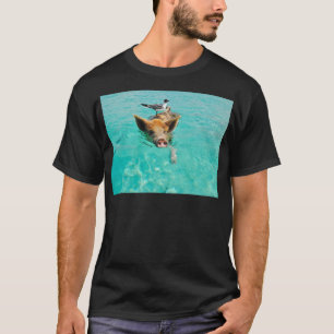 A sea gull and a pig T-Shirt