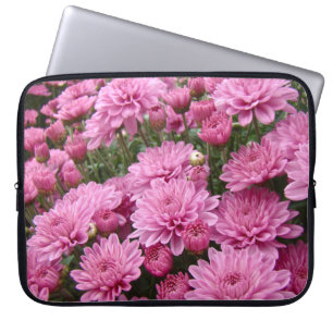A Sea of Pink Chrysanthemums #2 Laptop Sleeve