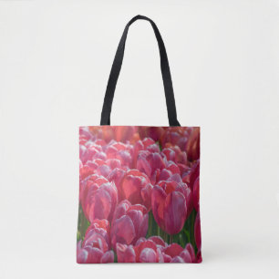 A sea of pink tulips Tote Bag