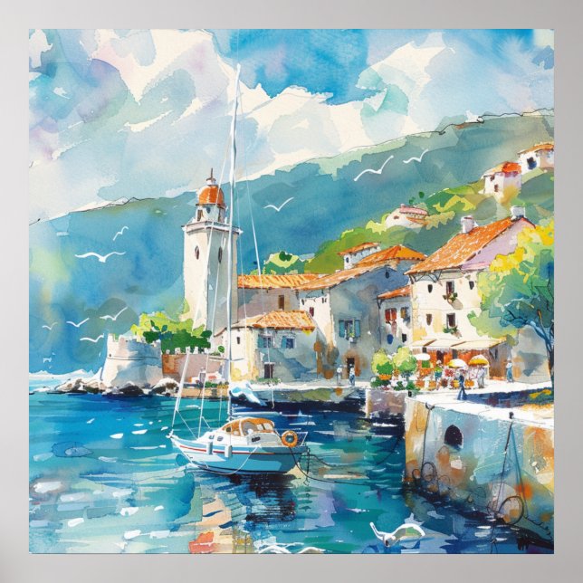 A Sea Port Poster (Front)