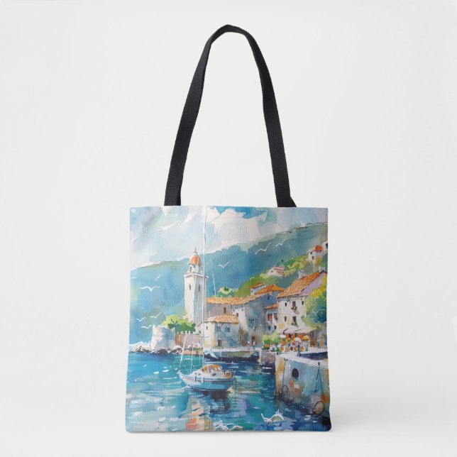 A Sea Port Tote Bag (Front)