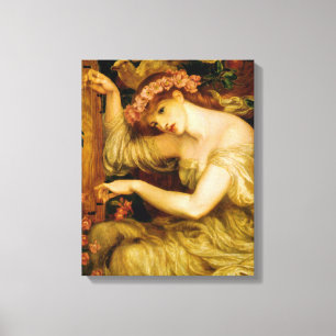 A Sea Spell (by Dante Gabriel Rossetti) Canvas Print