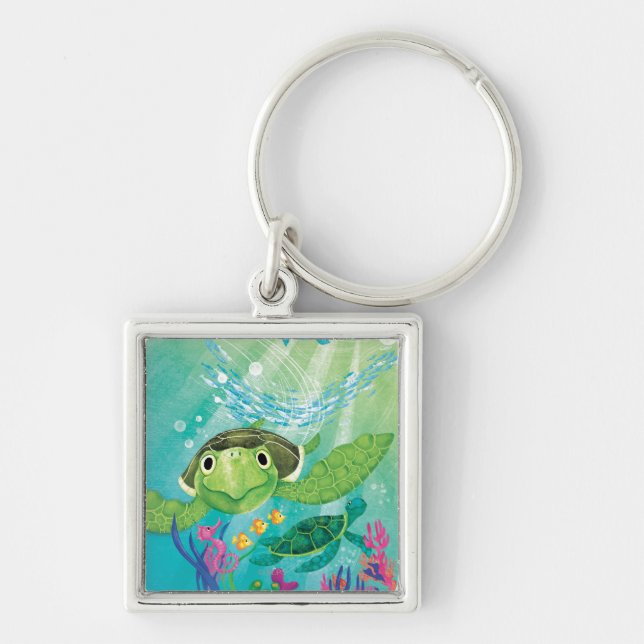 A Sea Turtle Rescue Key Ring (Front)