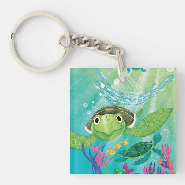 A Sea Turtle Rescue Key Ring (Front)