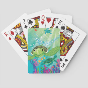 A Sea Turtle Rescue Playing Cards