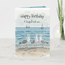 A Seagull Personality Birthday Fun Bird
