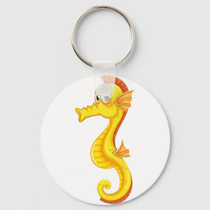 A seahorse key ring