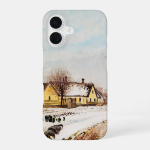 A Sealand Village. Winter by Laurits Ring iPhone 16 Case
