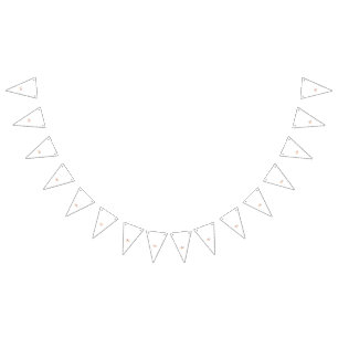 A seamless background pattern featuring various fl bunting