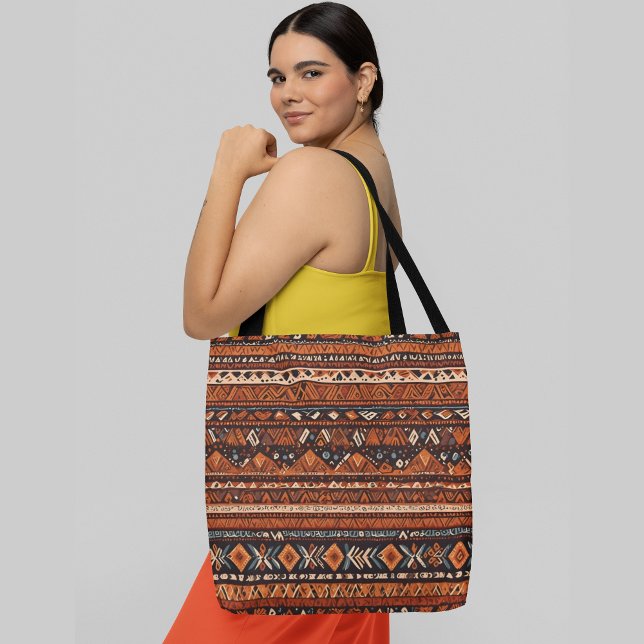 A seamless pattern with various geometric shapes tote bag (Creator Uploaded)