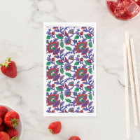 A seamless, symmetrical pattern featuring repeatin