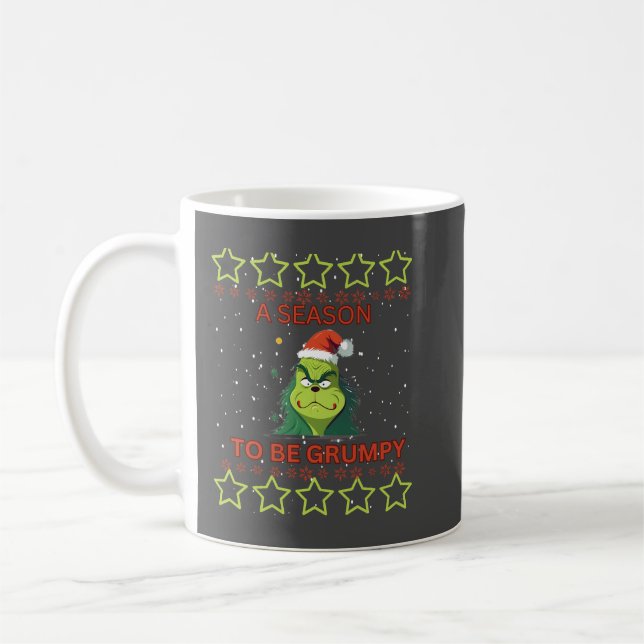 A season to be grumpy, I hate Christmas Coffee Mug (Left)