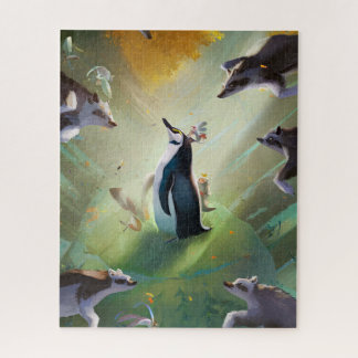 A Secret Dance Beneath the Golden Trees Jigsaw Puzzle