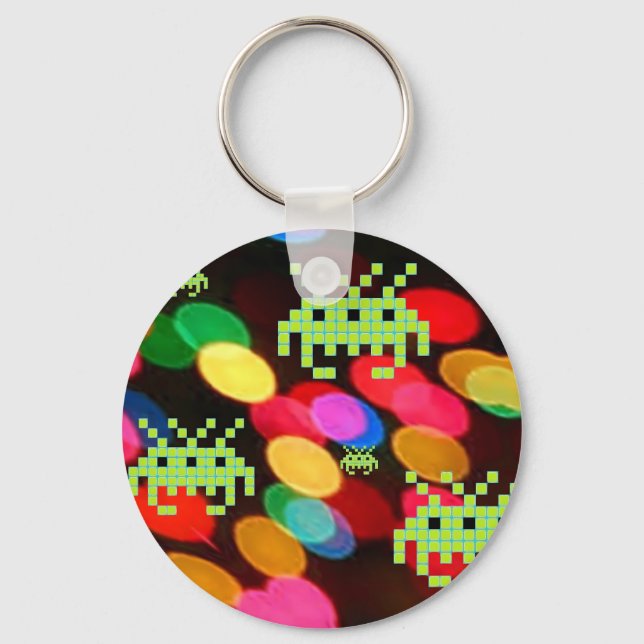 A Secret Invasion From the Pixelverse Key Ring (Front)