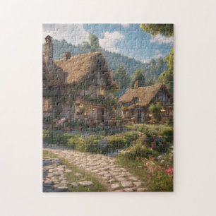 A Secret Village: The Magical Abodes Puzzle