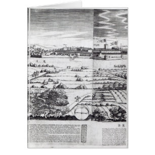 A Section of a Map of Milan, 1640