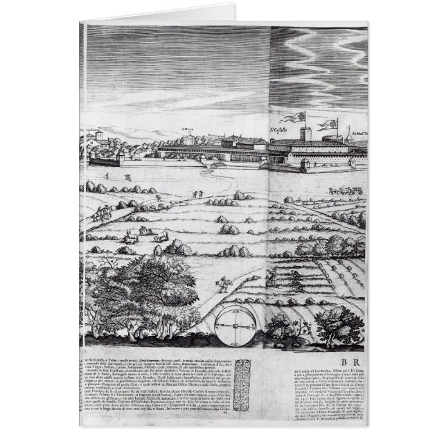 A Section of a Map of Milan, 1640 (Front)