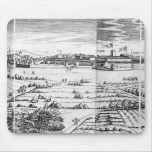 A Section of a Map of Milan, 1640 Mouse Mat