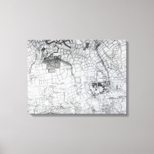 A section of a sheet from the survey canvas print