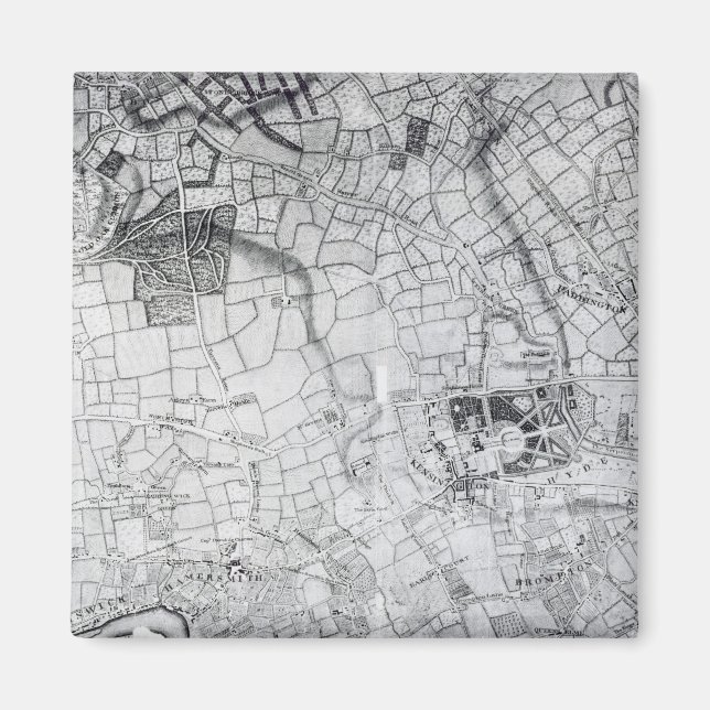 A section of a sheet from the survey magnet (Front)