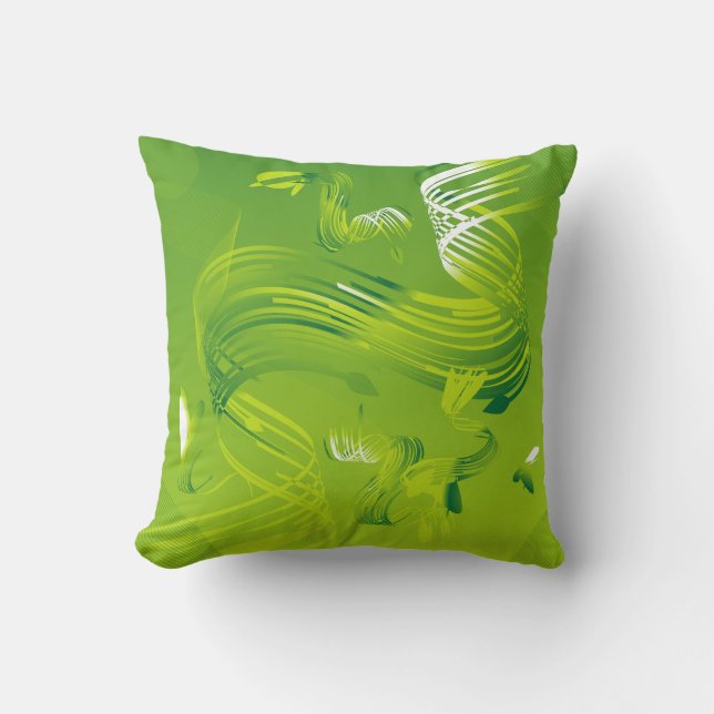 A Sense of Green Cushion – Calm, Creative Comfort (Front)