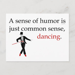 A Sense of Humour is just Common Sense, Dancing. Postcard