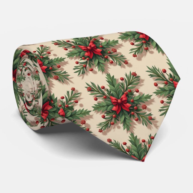 A sensible Christmas necktie (Rolled)