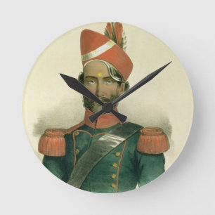 A Sepoy: an Indian Soldier in the French Battalion Round Clock