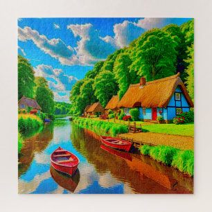 A serene countryside  jigsaw puzzle