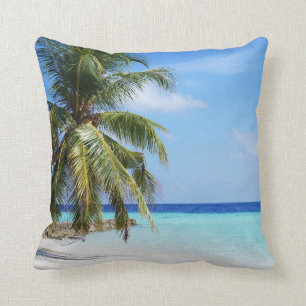 A Serene Scene The Maldives Cushion