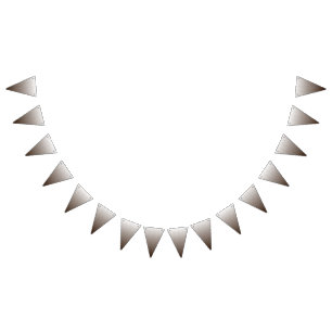 A series of brown and white stripes arranged on a bunting