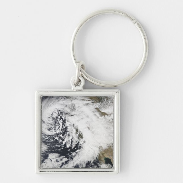 A series of strong storms with fierce winds key ring (Front)