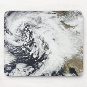 A series of strong storms with fierce winds mouse mat
