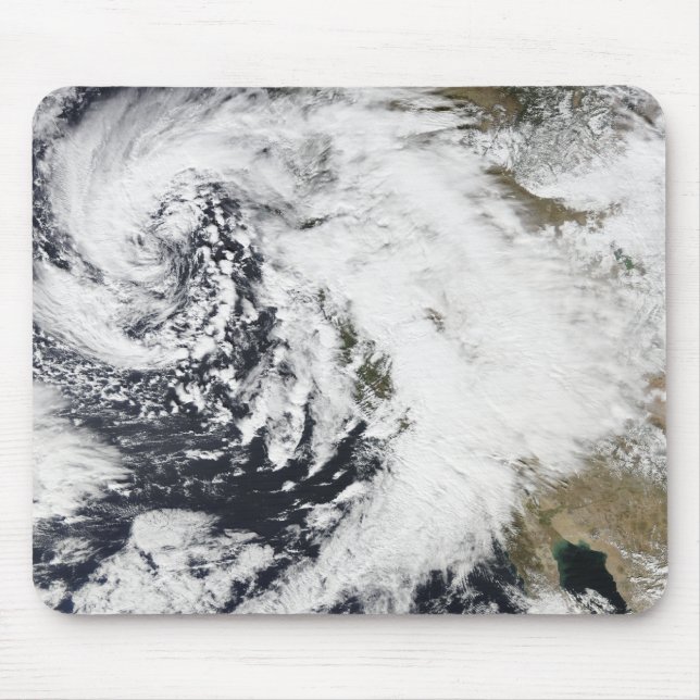 A series of strong storms with fierce winds mouse mat (Front)