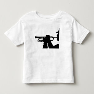 A service member plays a tune toddler T-Shirt