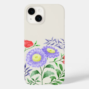 A set of flowers painted in watercolor  Case-Mate iPhone 14 case