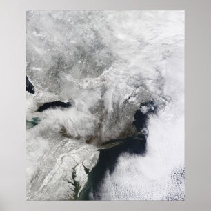 A severe winter storm poster