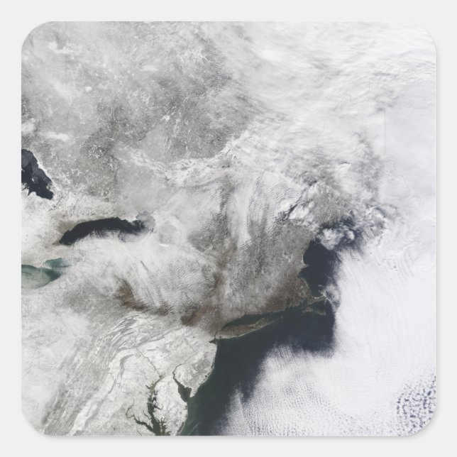 A severe winter storm square sticker (Front)