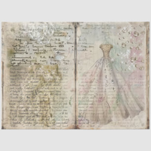 A Sewing Junk Journal Series Design #8 Tissue Paper