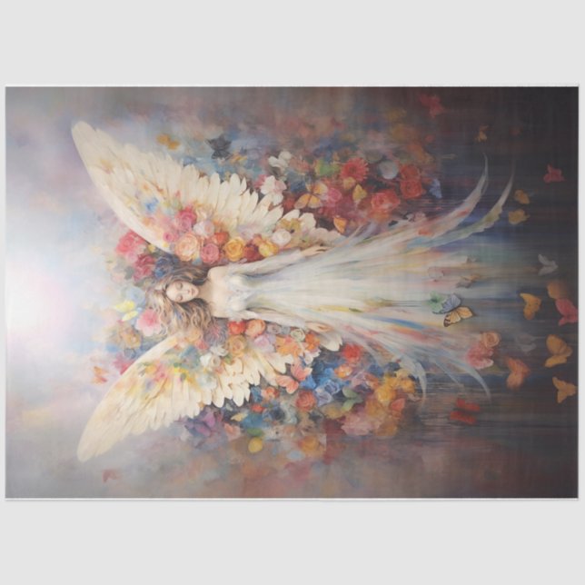 A shabby Angel  Tissue Paper (Front)