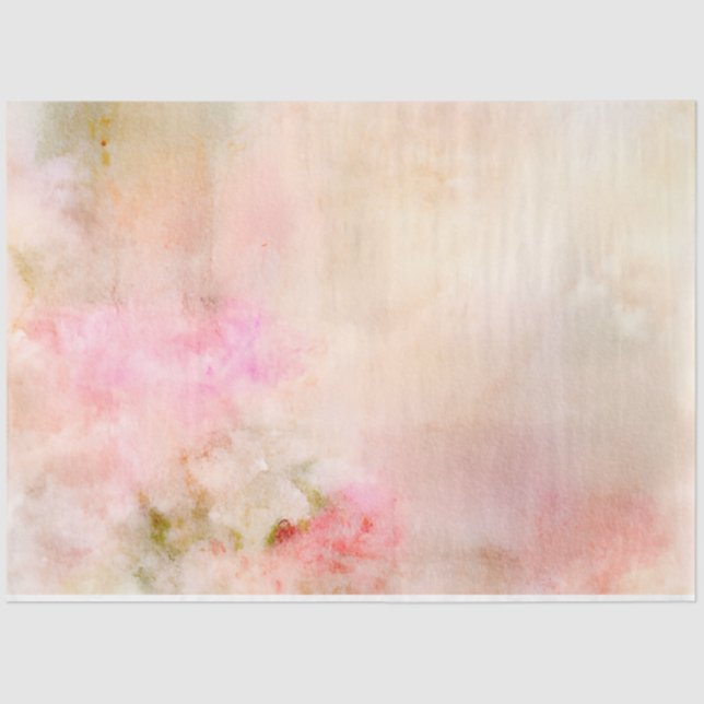 A Shabby Chic Floral Ephemera Design Series 2 Tissue Paper (Front)