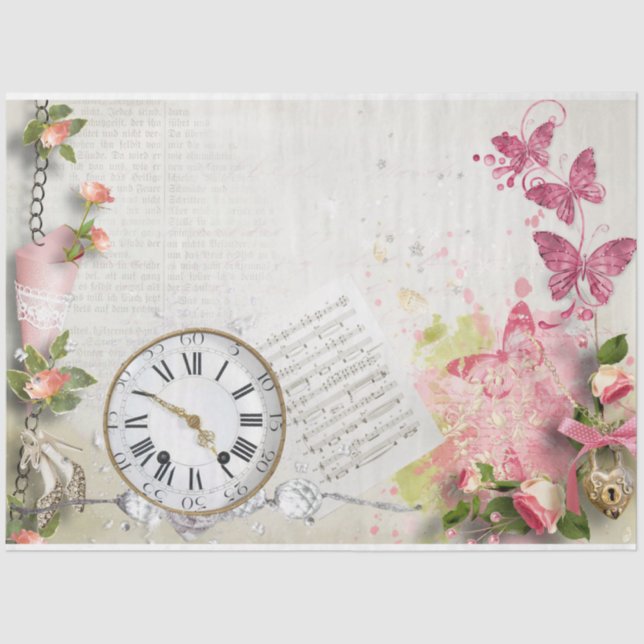A Shabby Chic Series Design 30 Tissue Paper (Front)