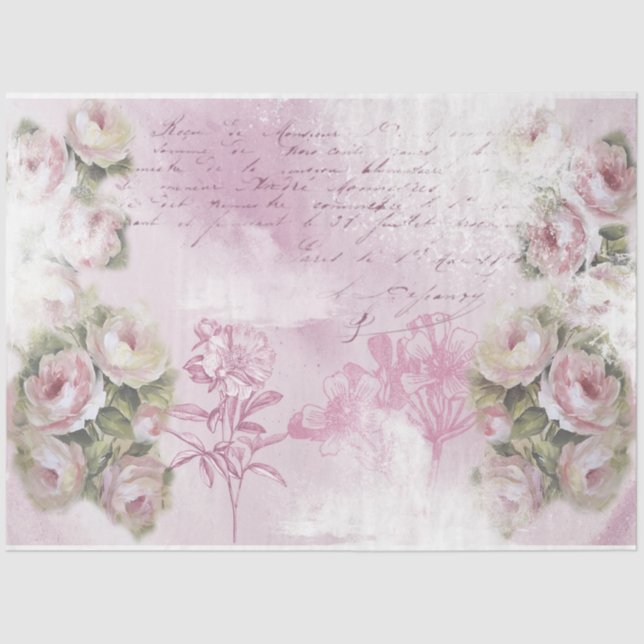A Shabby Chic Series Design 35 Tissue Paper (Front)