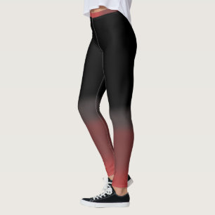 A shade of red leggings