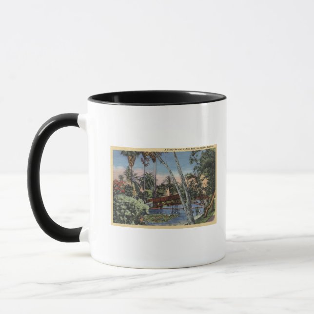 A Shady Retreat in Echo Park Mug (Left)
