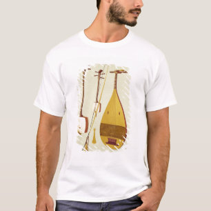 A shamisen, a kokyu and a biwa, Japanese, from 'Mu T-Shirt