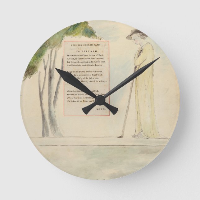 A Shepherd Reading the Epitaph, from Elegy Written Round Clock (Front)