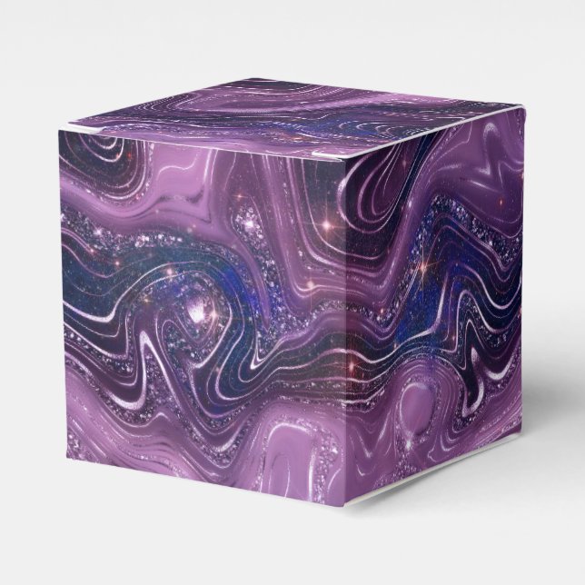 A Shimmering Galaxy Series Design 11  Favour Box (Front Side)